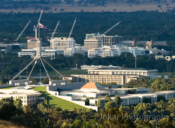 Red Hill_20060216_019.jpg - Parliament House and Civic construction, Canberra ACT